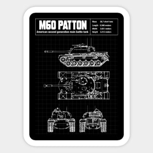 M60 PATTON Sticker